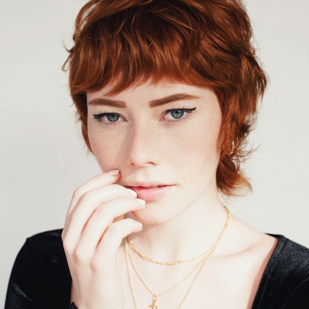 Copper short hairstyle shown in Lilly’s supplied BOB University testimonial